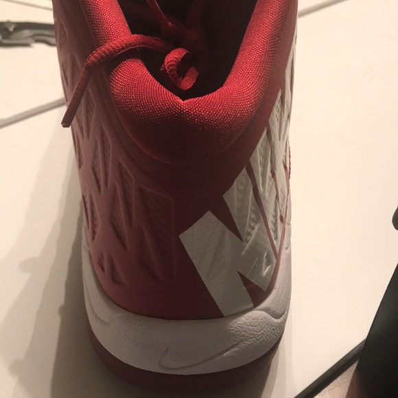 Nike Red and White Cleats size 15 - Picture 5 of 5